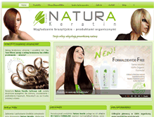 Tablet Screenshot of naturakeratin.interpress.pl